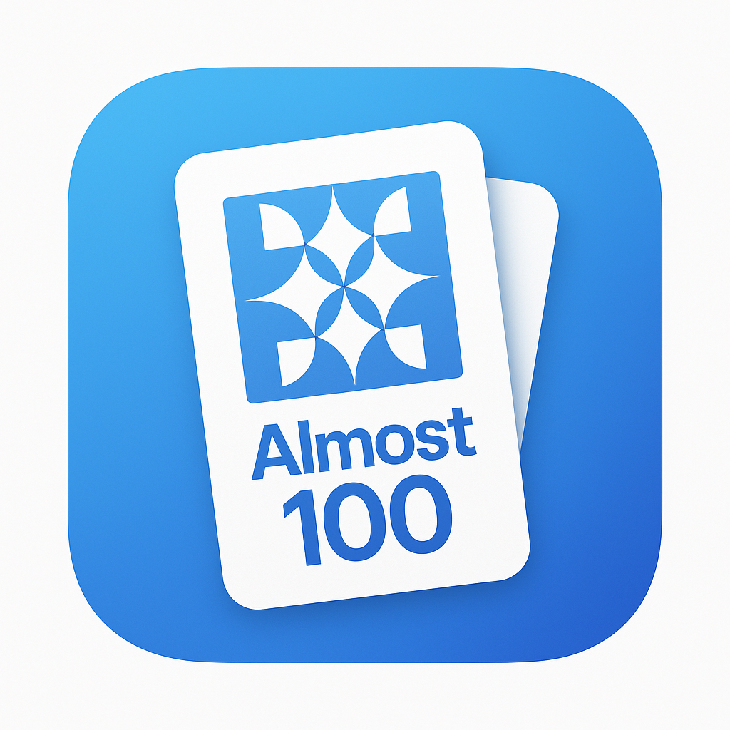 Almost 100 logo